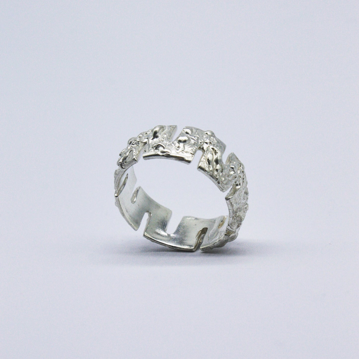 Žiedas "Silver Stonehenge"