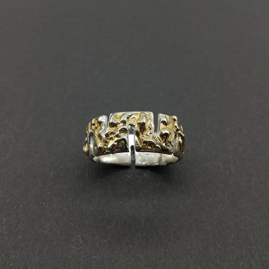 Žiedas "Golden Stonehenge"